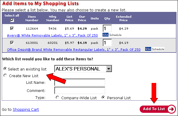 How Do I Add Items to My List? - Help Center